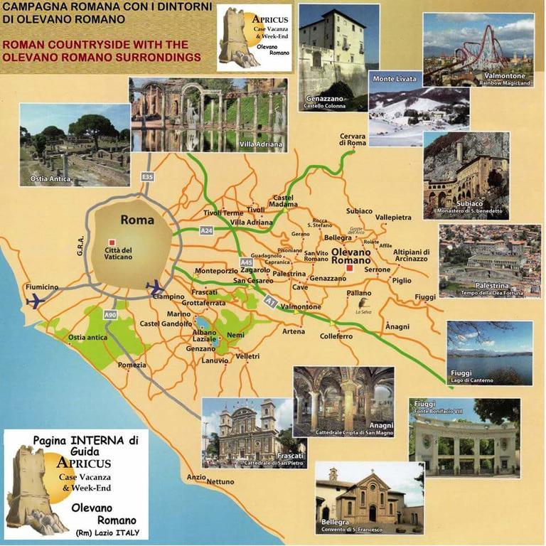 Villa La Loggetta Di Apricus à Olevano Romano Extérieur photo